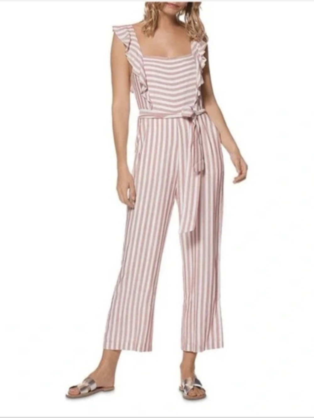 PAIGE Marino Jumpsuit Muted Clay size XS